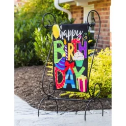 Evergreen Happy Birthday Garden Linen Flag 12.5 X 18 Inches Indoor Outdoor Decor -Garden & Outdoors GUEST d70000ca 30d8 4149 96fe 8cbb16cfd38d
