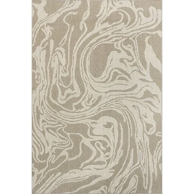 NuLOOM Leisa Abstract Swirls Indoor/Outdoor Patio Area Rug 13 NuLOOM Leisa Abstract Swirls Indoor/Outdoor Patio Area Rug - Image 11