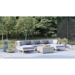 Summerlyn Ottoman - Linon -Garden & Outdoors GUEST d79f9f0d 34ae 4a41 a8b0 84b12a6f12db