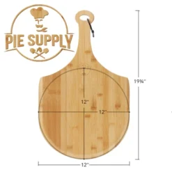 Pie Supply Bamboo Pizza Peel For Baking And Serving, Wood Paddle Cutting Board With Handle And Hanging Strap 15 Pie Supply Bamboo Pizza Peel For Baking And Serving, Wood Paddle Cutting Board With Handle And Hanging Strap -Garden & Outdoors GUEST d7bfefd3 241c 484a 9aa4 7eafc95f8438