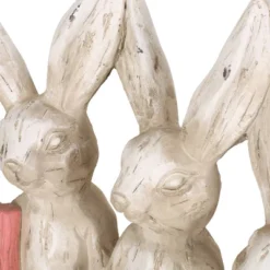 19.75" Concrete Broadus Outdoor Rabbit Family Garden Statue - Christopher Knight Home -Garden & Outdoors GUEST da63e91e 8a21 43b6 bbd6 d5f40330b794