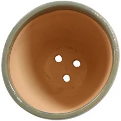 Sunnydaze Decor Sunnydaze Resort Outdoor/Indoor High-Fired Glazed UV And Frost-Resistant Ceramic Flower Pot Planter With Drainage Holes - 13" Diameter -Garden & Outdoors GUEST daf9e02f 5636 4559 9714 fabddc3de2d0