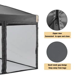 Aoodor Canopy Mesh Sidewall Replacement With 2 Side Zipper For 10' X 10' Pop Up Canopy Tent (Mosquito Net Only) -Garden & Outdoors GUEST db16236a b37f 4f8d 8a79 23ccbb9f875e 1