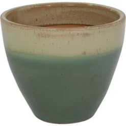 Sunnydaze Decor Sunnydaze Resort Outdoor/Indoor High-Fired Glazed UV And Frost-Resistant Ceramic Flower Pot Planter With Drainage Holes - 13" Diameter -Garden & Outdoors GUEST db3f7640 fba0 4181 a7dc 7a45c6a68059