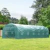 Outsunny 26' X 10' X 7' Walk-In Greenhouse Tunnel, Large Gardening Plant Hot House With 12 Windows And Zipper Doors For Backyard 1 Outsunny 26' X 10' X 7' Walk-In Greenhouse Tunnel, Large Gardening Plant Hot House With 12 Windows And Zipper Doors For Backyard -Garden & Outdoors GUEST de6e872a e0e2 4e6a a289 a994c86a28d0