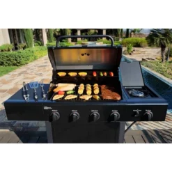 Kenmore 4-Burner Open Cart Grill With Side Burner -Garden & Outdoors GUEST df85e767 af7f 464d bbe3 25f06e47bee9