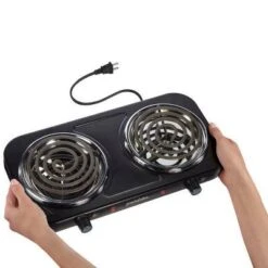 Proctor Silex Electric Double Burner Cooktop - 34115 -Garden & Outdoors GUEST e0667212 25cc 4b78 aea1 e7e894d85581