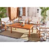 Mardin 4pc Living Set - Natural/Beige - Safavieh -Garden & Outdoors GUEST e28054f8 364b 4394 b95d 1da9c56ecc32