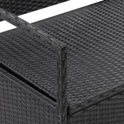 Parksville Patio Storage Bench - Black - CorLiving -Garden & Outdoors GUEST e3d2e1b9 76eb 45c6 ba5c b5c08a3376a6