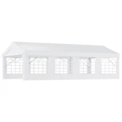 Outsunny 13' X 26' Event Tent & Party Pavilion, Removable Sidewalls, Zipper Doors, Extra Large Steel Frame, Stylish Windows, Wedding White 9 Outsunny 13' X 26' Event Tent & Party Pavilion, Removable Sidewalls, Zipper Doors, Extra Large Steel Frame, Stylish Windows, Wedding White -Garden & Outdoors GUEST e40f753e 6978 4b40 921b 7a452da7c0e0