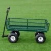 Costway Heavy Duty Lawn Garden Utility Cart Wagon Wheelbarrow Steel Trailer -Garden & Outdoors GUEST e4a0f179 9fd9 4621 bc08 bfb30847b1d0