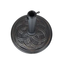 33lb Oakland Living Bronze And Black Round Cement Umbrella Stand -Garden & Outdoors GUEST e5e9e329 fcee 49dc 8872 64dbca3e7dee