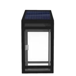 LED Solar Outdoor Wall Panel Lantern With Clear Panel - Techko Maid -Garden & Outdoors GUEST e621931a dff4 4fef ae58 fc27334ca2c9