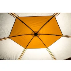 CLAM Quick-Set Outdoor Portable Escape Sky/Sky Camper Screened Gazebo Canopy Tent Rain Fly Tarp With Carry Bag, Cover Only, Tan -Garden & Outdoors GUEST e6355ab8 7cc0 41e9 9bd3 e4adbe7d9786