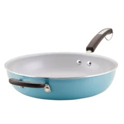 Farberware Eco Advantage 12.5" Nonstick Ceramic Deep Frying Pan With Helper Handle -Garden & Outdoors GUEST e66abb8d 5470 40f1 83ed b7d87d7ebdca