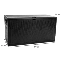 Flash Furniture 120 Gallon Plastic Deck Box - Outdoor Waterproof Storage Box For Patio Cushions, Garden Tools And Pool Toys 15 Flash Furniture 120 Gallon Plastic Deck Box - Outdoor Waterproof Storage Box For Patio Cushions, Garden Tools And Pool Toys -Garden & Outdoors GUEST e67936ae 3099 48b6 b98b b0804737203a