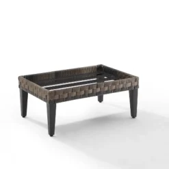 Prescott Outdoor Wicker Ottoman - Taupe/Brown - Crosley 13 Prescott Outdoor Wicker Ottoman - Taupe/Brown - Crosley -Garden & Outdoors GUEST e7ab1efc 1c34 449f 9c85 8720923bd66a