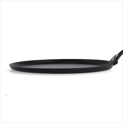OXO 10" Steel Crepe Pan With Silicone Sleeve Black 3 OXO 10" Steel Crepe Pan With Silicone Sleeve Black