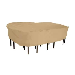 Classic Accessories Tan Terrazzo Water-Resistant Oval Patio Table And Chair Set Cover -Garden & Outdoors GUEST ea4e14ac 833f 4bab 8a46 b2a1c58bc220