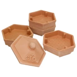Tribest GEO Terradisiena 4-Tier Terracotta Sprouter – Brown -Garden & Outdoors GUEST ead8eff9 7930 408e a7a9 8dbefc355c26