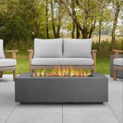 Aegean Rectangle Fire Table With NG Conversion - Real Flame -Garden & Outdoors GUEST ec2ce957 c69e 4f61 8f15 66522890d318