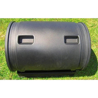 Good Ideas Compost Wizard Jr 7 Cubic Feet Outdoor Home Garden Compost Bucket Storage Container With Carrying Handles, Black 4 Good Ideas Compost Wizard Jr 7 Cubic Feet Outdoor Home Garden Compost Bucket Storage Container With Carrying Handles, Black - Image 2