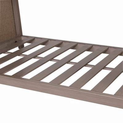 Aluminum Patio Chat Table With Bottom Shelf - Natural - WELLFOR 4 Aluminum Patio Chat Table With Bottom Shelf - Natural - WELLFOR - Image 2