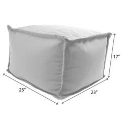 Outdoor Ottoman Seat Cushion Glenville Sunset - Jordan Manufacturing -Garden & Outdoors GUEST ef2d8824 85ef 43cf a166 5bc2a3487516