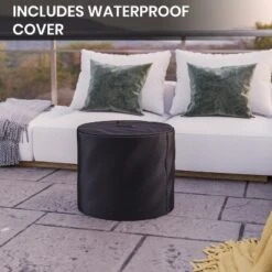 Emma And Oliver Steel Portable Smokeless Wood Burning Firepit With Waterproof Cover For Outdoor Use -Garden & Outdoors GUEST f0ea8738 c0c5 4c4d bd3f 50ffa3670422