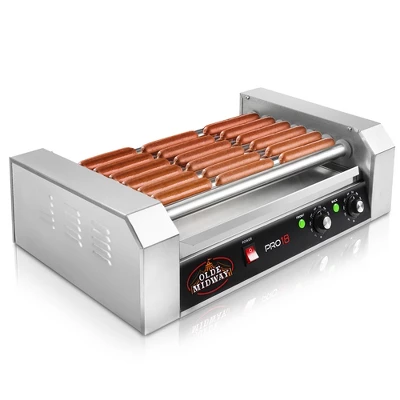 Olde Midway Electric Hot Dog Roller Grill Cooker, Commercial Grade Machine 9 Olde Midway Electric Hot Dog Roller Grill Cooker, Commercial Grade Machine - Image 7