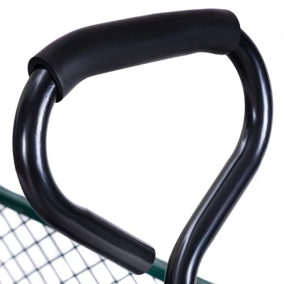 Costway Heavy Duty Lawn Garden Utility Cart Wagon Wheelbarrow Steel Trailer 9 Costway Heavy Duty Lawn Garden Utility Cart Wagon Wheelbarrow Steel Trailer - Image 7