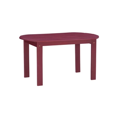 Adirondack Oval Coffee Table - Linon 9 Adirondack Oval Coffee Table - Linon - Image 7