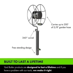 Yard Butler Free Standing Swivel Hose Reel - Water Hose Caddy For Yard Or Garden - Freestanding Metal Outdoor Water Pipe Stand 10 Yard Butler Free Standing Swivel Hose Reel - Water Hose Caddy For Yard Or Garden - Freestanding Metal Outdoor Water Pipe Stand -Garden & Outdoors GUEST f519ea1b 7100 4b50 a674 2a618d8ec28e