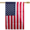 Northlight Patriotic Americana Embroidered Outdoor House Flag 40" X 28" -Garden & Outdoors GUEST f5b07bc2 da4a 4a57 890f ebb09d98c54c