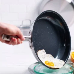 GreenPan Greenwich 12" Stainless Steel Frypan With Lid 8 GreenPan Greenwich 12" Stainless Steel Frypan With Lid -Garden & Outdoors GUEST f6801e0b 943e 4604 b53b aa64f8ae54f0