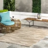 NuLOOM Maddy Abstract Lined Indoor/Outdoor Patio Area Rug -Garden & Outdoors GUEST f6f0e0a8 52ba 46f2 be92 00c502e51f92