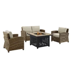 4pc Bradenton Outdoor Steel Fire Pit Set - Crosley -Garden & Outdoors GUEST f7124644 bd66 4338 b9de cc55eb7eaf23