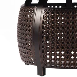 Oakland Living 5pc Deep Seating Swivel Aluminum Outdoor Patio Fire Pit Dining Set With Round Fire Table Copper -Garden & Outdoors GUEST f79d456b 8f03 4dfe a34b 7d6dc3cb2f63 1