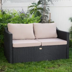 Barton 2 Person Madison Outdoor Patio Wicker Sofa Set Love Seat W/ Seat Cushion 7 Barton 2 Person Madison Outdoor Patio Wicker Sofa Set Love Seat W/ Seat Cushion -Garden & Outdoors GUEST f7b31f65 97a5 4b62 a2ff a80e405db469