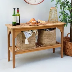 Caterina Teak Patio Buffet And Console Table - Cambridge Casual