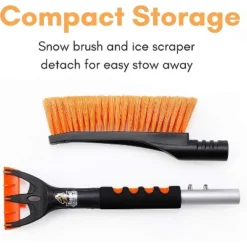 Snow Moover 24" Compact Snow Brush With Ice Scraper -Garden & Outdoors GUEST f918cecc e02b 4452 b390 b2bbdca1c7a4