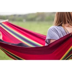 Stansport Bahamas Cotton Blend Hammock 78" X 37" - Burgundy -Garden & Outdoors GUEST f96e4f3b bfbc 4274 81a7 c6ad869e8b82
