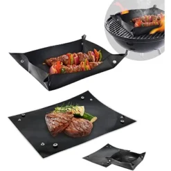 Grand Fusion Leakproof BBQ Grill Mat - 2 Pack