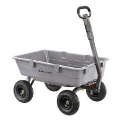 Gorilla Carts 800 Pound Capacity Heavy Duty Poly Yard Garden Steel Dump Utility Wheelbarrow Wagon Cart With 2 In 1 Towing ATV Handle, Gray 8 Gorilla Carts 800 Pound Capacity Heavy Duty Poly Yard Garden Steel Dump Utility Wheelbarrow Wagon Cart With 2 In 1 Towing ATV Handle, Gray -Garden & Outdoors GUEST fbb8089f 189e 47aa b883 68a10eac14dd
