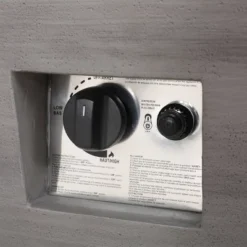 Langton Rectangular 56" Light Weight Concrete Gas Fire Pit With Tank Holder Dark Gray - Christopher Knight Home -Garden & Outdoors GUEST fc057738 341d 4dfb bd92 09f29c703ad8