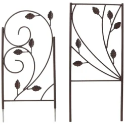 Sunnydaze Decor Sunnydaze Metal Wire Rustic Plant Design Garden Trellis For Outdoor Climbing Flowers And Vines - 32" H - Brown - 2-Pack 11 Sunnydaze Decor Sunnydaze Metal Wire Rustic Plant Design Garden Trellis For Outdoor Climbing Flowers And Vines - 32" H - Brown - 2-Pack -Garden & Outdoors GUEST fdf25631 599a 4488 99d1 d81018d4d6ee