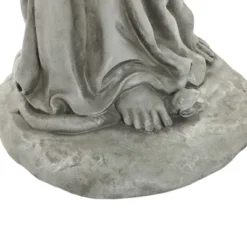 LuxenHome 30.5" H Virgin Mary Indoor Outdoor Statue Garden Statues, Gray Or Ivory -Garden & Outdoors GUEST fedad121 be37 48ce a502 c36718e2388a
