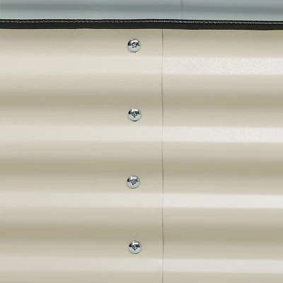 Aoodor Metal Raised Garden Bed 30" Round, Galvanized Outdoor Garden Planter Box For Vegetable Flower Herb 8 Aoodor Metal Raised Garden Bed 30" Round, Galvanized Outdoor Garden Planter Box For Vegetable Flower Herb - Image 6