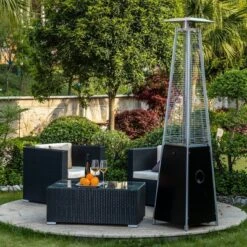 Garden Comfort 40000 BTU Portable Outdoor Flame Patio Heater Hammered Black -Garden & Outdoors GUEST ffba1abf ea54 46c0 9d3c dfac45294220